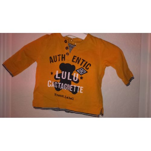 T.Shirt Pour Bebe Garcon &#34 Lulu Castagnette &#34 Taille 3 Mois Idee Cadeau