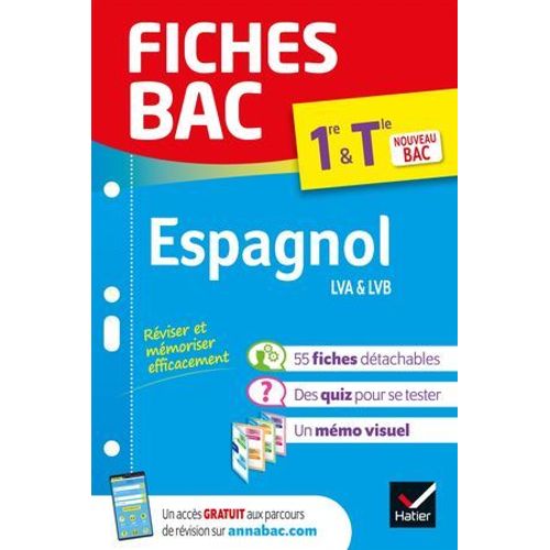 Fiches Bac - Espagnol 1re/Tle - Bac 2026