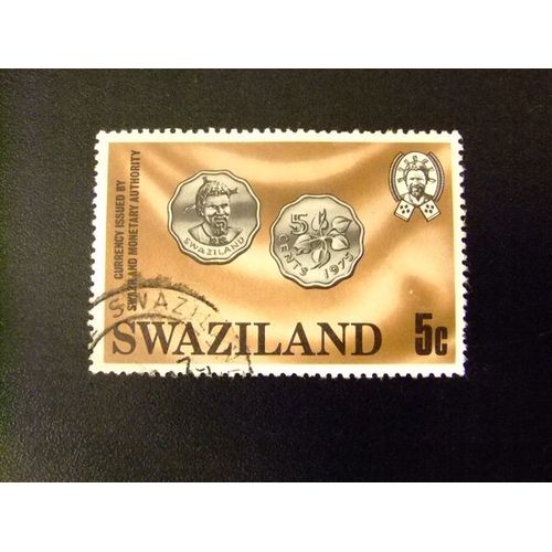 51 Swaziland 1979 / Pièces Et Roi Sobhuza Ii / Yvert 322 Fu