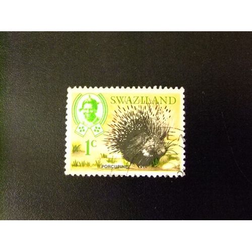 51 Swaziland 1969 / Faune Porc-Épic Et Roi Sobhuza Ii / Yvert 162 Fu