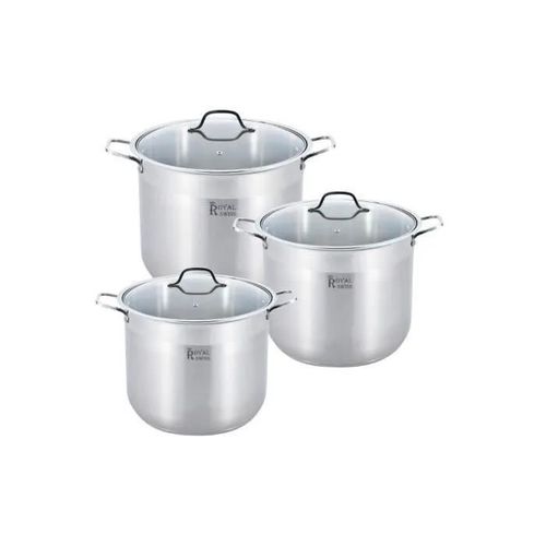 3 Casseroles Profonde Inox