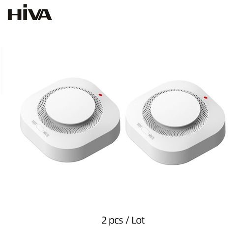 détecteur de fumée sans fil 433MHz,Protection incendie,alarme domestique pour le bureau et la maison,système d'alarme de sécurité pour pompiers PA-441 - Type 2pcs