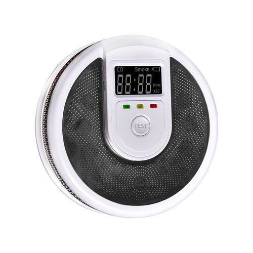 Détecteur de fumée et de CO 2 en 1,Protection incendie,capteur de monoxyde de carbone Composite de Type indépendant pour maison,hôtel,école - Type WHITE