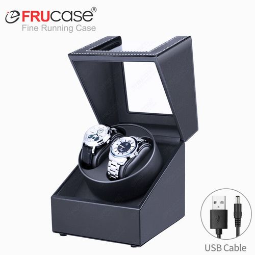 [Nouvellement Upgraded] Frucase Pu Remontoir Pour Montres Automatiques Boîte De Montre Remontoir Pour Montre Automatique Enrouleur Boite Montre Automatique Remontoire A Montr - Type 2-0 B Usb Cable
