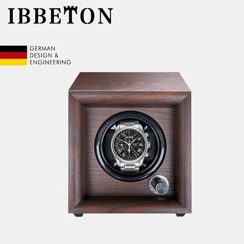 Bbbebou- Remontoir De Montre Mécanique Existent,Boîte En Bois De Luxe Avec Lumière Led Et Capteur De Couvercle,Coffre-Fort De Rangement - Type E-1-1