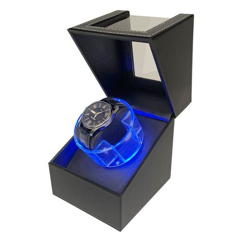 Remontoir De Montre Automatique À 2/1/2 Fentes,Réglage À 5 Vitesses,Secoueur De Table Rotatif Intelligent,Chaîne De Montre Mécanique - Type 1 Slot Winder #B