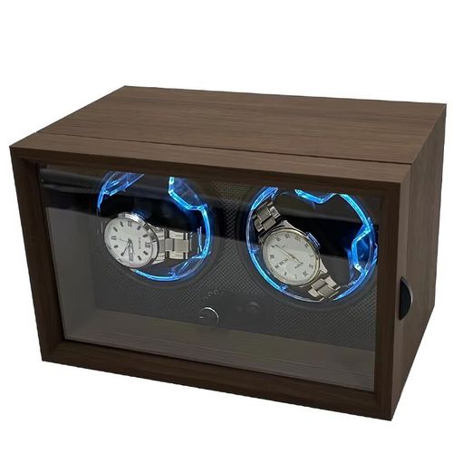 Remontoir De Montre Automatique En Bois,Boîtier De Montre De Luxe,Alimentation Usb,Adapté Aux Montres Mécaniques,Boîtes À Moteur Électrique À Rotation Silencieuse - Type Jun142