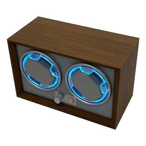 Remontoir De Montre Automatique En Bois,Boîtier De Montre De Luxe,Alimentation Usb,Adapté Aux Montres Mécaniques,Boîtes À Moteur Électrique À Rotation Silencieuse - Type 2slots Gray