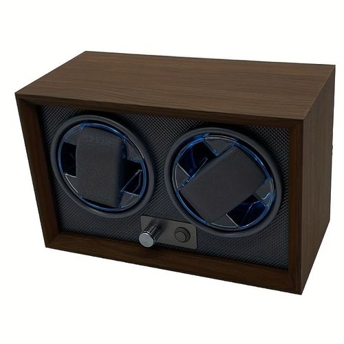 Remontoir De Montre De Luxe Embers,1,2 Emplacements,Secoueur En Bois,Boîte De Montre,Rangement Automatique,Peut Être Placé Dans Un Coffre-Fort Ou À Proximité,Nous - Type Fr-G