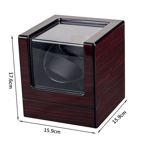 Remontoir De Montre De Luxe Embers,1,2 Emplacements,Secoueur En Bois,Boîte De Montre,Rangement Automatique,Peut Être Placé Dans Un Coffre-Fort Ou À Proximité,Nous - Type Hr-G