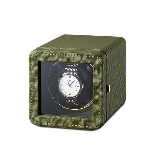 Remontoir Vertical Boîte De Montre Rotateur Automatique Remontoir De Montre Unique Montres Mécaniques Affichage Boîtes D'organisation - Type Green