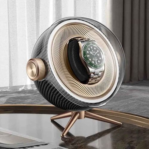 Remontoir De Montre Existent De Luxe Avec Zéro Magnétisme,Boîte De Rangement Mécanique De Oral Et,Dispositif De Remontage Silencieux Pour La Maison - Type 1 Bit-Carbon Fiber