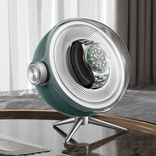 Remontoir De Montre Existent De Luxe Avec Zéro Magnétisme,Boîte De Rangement Mécanique De Oral Et,Dispositif De Remontage Silencieux Pour La Maison - Type 1 Bit-Green