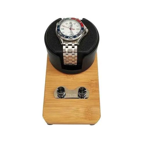Remontoir De Montre En Bois Pour Homme,Boîte De Rangement Rotative,Moteur,Remontage Existent,Vitrine,Luxe Mécanique - Type C-Yellow