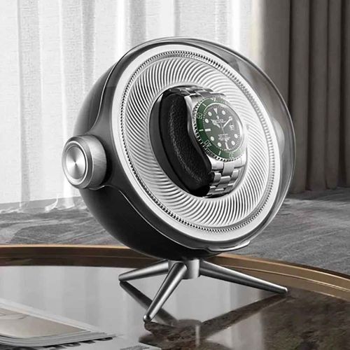 Remontoir De Montre Existent De Luxe Avec Zéro Magnétisme,Boîte De Rangement Mécanique De Oral Et,Dispositif De Remontage Silencieux Pour La Maison - Type 1 Bit-Black
