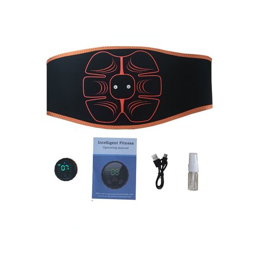 Ceinture Abdominale Électrique Ems Pour La Perte De Poids,Appareil De Tonification Des Muscles Abdominaux,Appareil De Massage Pour La Taille Et Le Ventre,Outil De Fitness À Domicile - Type One Set