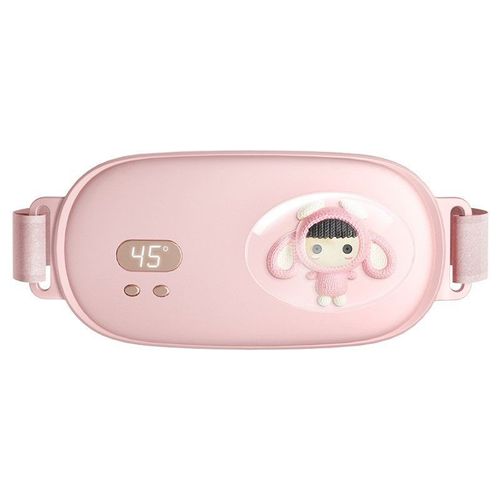 Sous-Ceinture Chauffante Portable Pour Femme Et Fille,3 Modes De Massage Pour Le Dos Ou Le Ventre,Recyclage De La Chaleur,Crampes Menstruelles - Type Pink