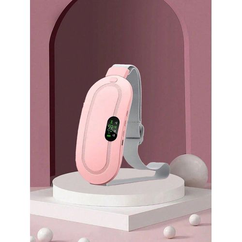 Coussin Chauffant Usb Pour Utérus Menstruel,Coussin Chauffant Électrique Pour Femmes Avec Massage Par Vibrations Pour L'abdomen Et La Taille,Support Inclus - Type Pink #A