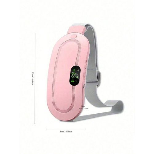 Coussin Chauffant Usb Pour Utérus Menstruel,Coussin Chauffant Électrique Pour Femmes Avec Massage Par Vibrations Pour L'abdomen Et La Taille,Support Inclus - Type Pink #B