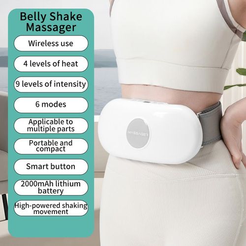 Ohio Eur Électrique Vibrant Pour Le Ventre,Ceinture De Massage Abdominale Portable Sans Fil,Multi-Modes,Eva De Graisse Métropolitaine - Type Type-C