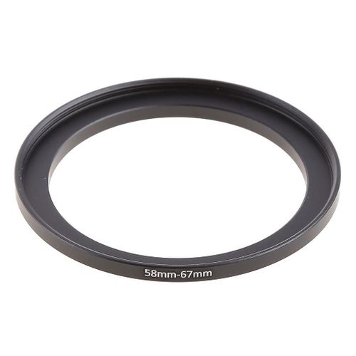 Adaptateur d¿objectif Filtre 58mm à 67mm Filtre vers bague d¿adaptation numérique Bague métallique
