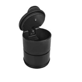 X Car Led Cendrier avec Couvercle et Lumière Led pour Porte-Gobelet