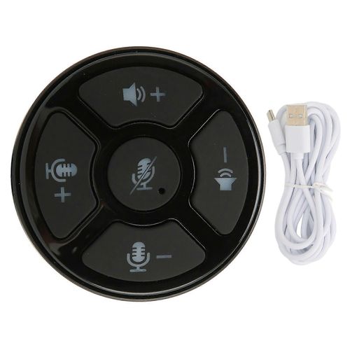 Microphone de conférence de bureau USB 2.0 Lecteur USB 2.0 Plug and Play gratuit Micro omnidirectionnel avec interrupteur de commande de sourdine Lumière LED