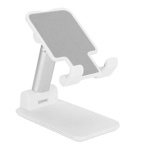 Support De Support De Bureau Réglable Support De Visage De Miroir Pliable Pour Tablette De Téléphone Portablewhite