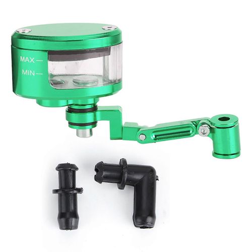 Réservoir De Liquide De Frein Avant Cnc En Aluminium Ensemble De Gobelets D¿Huile De Moto Adaptés À Kawasaki Zx 6r 9r 10rgreen