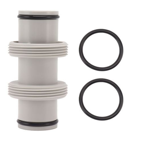 Connecteur de tuyau de piscine, joint droit, anneau en caoutchouc élastique, adaptateur de tuyau de piscine, plastique efficace, anti-retard pour système de sel