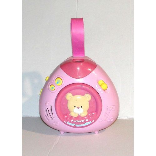 Lumi Merveilles Vtech Veilleuse Rose Ours A Projection