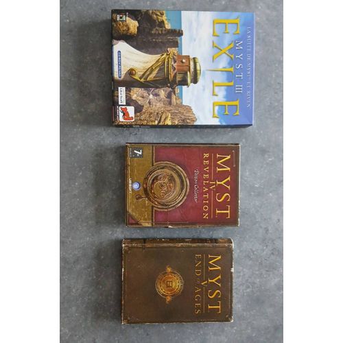 Lot Myst 3 + Myst 4 + Myst 5