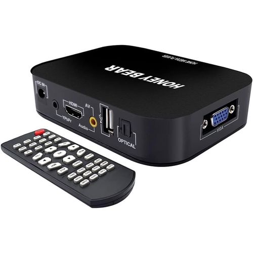 Home Média player Honey Bear 1080p HD TV Mini Media Player
