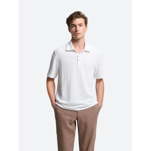 Polo Col Boutonné En Coton - Blanc Neige - Xxl