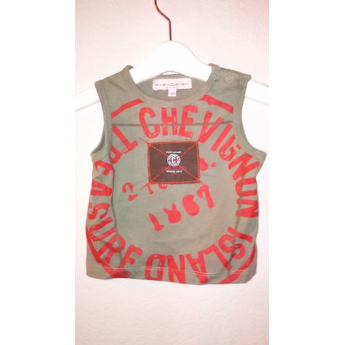T-Shirt Bébé Garçon &#34 Chevignon &#34 Taille 3 Mois Idée Cadeau