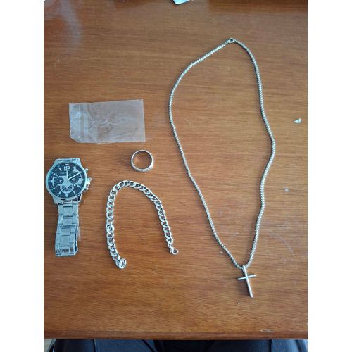 Parure Montre, Pendentif, Bague