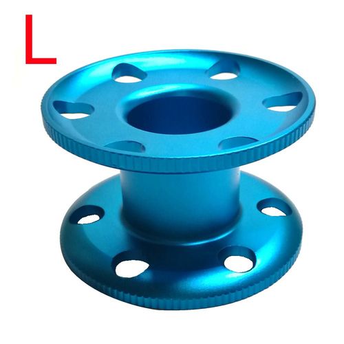 Bobine De Doigt Vierge Pour Plongée Sous-Marine,Sports Aquatiques,Bobine De Ligne De Guidage En Alliage D'aluminium - Type Blue L