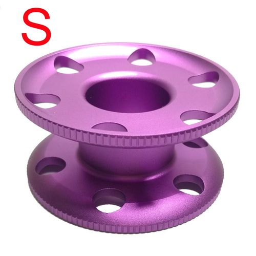 Bobine De Doigt Vierge Pour Plongée Sous-Marine,Sports Aquatiques,Bobine De Ligne De Guidage En Alliage D'aluminium - Type Purple S