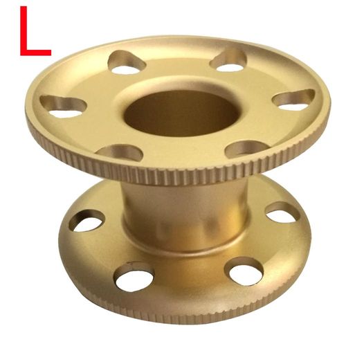 Bobine De Doigt Vierge Pour Plongée Sous-Marine,Sports Aquatiques,Bobine De Ligne De Guidage En Alliage D'aluminium - Type Gold L