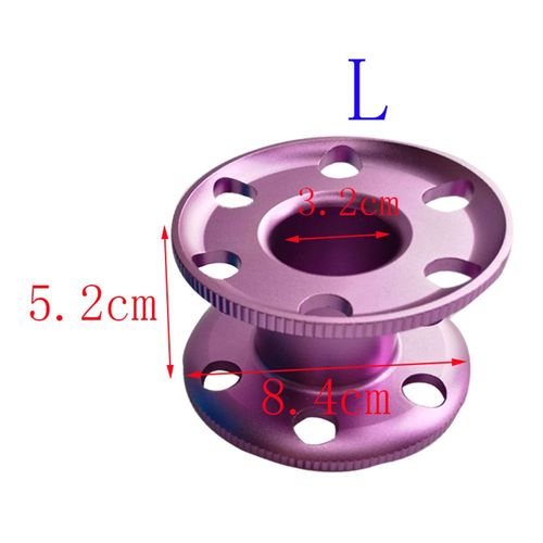 Bobine De Doigt Vierge Pour Plongée Sous-Marine,Sports Aquatiques,Bobine De Ligne De Guidage En Alliage D'aluminium - Type Purple L