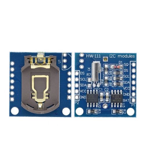 Module horloge interne de précision en temps réel 3.3V/5V pour Raspberry Pi,mini composant électronique de mémoire,accessoire de remplacement DS3231 AT24C32 IIC DS1302 DS1307,peut com - Type DS1307
