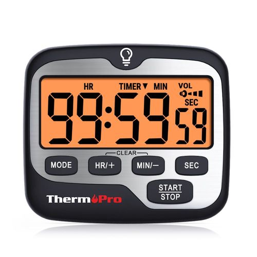 Thermopro Tm01 Rétro-Éclairage 4 Volume D'alarme Avec Fonction D'horloge Compte À Rebours Minuterie De Cuisine