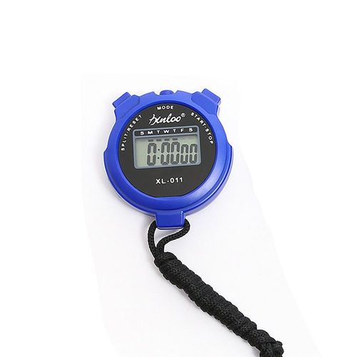 Chronomètre De Sport Portable,Affichage Numérique,Minuterie De Fitness,Compteur 4 Couleurs Pour Chronomètre De Sport,Chronographe Professionnel - Type Bleu
