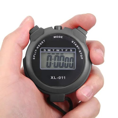 Chronomètre De Sport Portable,Affichage Numérique,Minuterie De Fitness,Compteur 4 Couleurs Pour Chronomètre De Sport,Chronographe Professionnel - Type Black #B