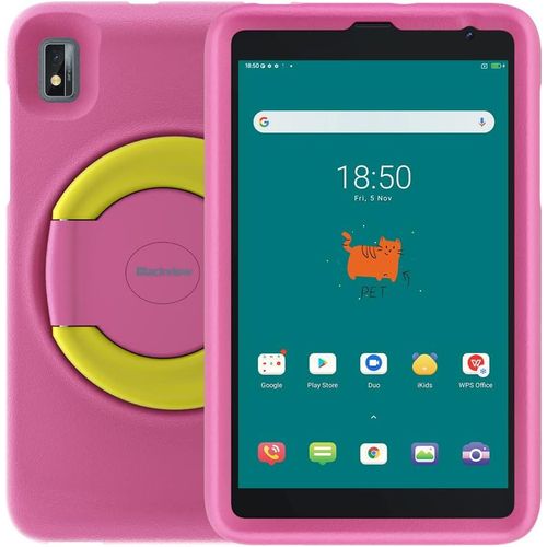 Tab 6 Kids - Tablette Tactile 4G Pour Enfants - Écran Hd+ 8 Pouces - 3Go + 32Go - Contrôle Parental Integré - Protège Les Yeux - Coque Incluse - Android - Version Française - Rose[TOT527447]