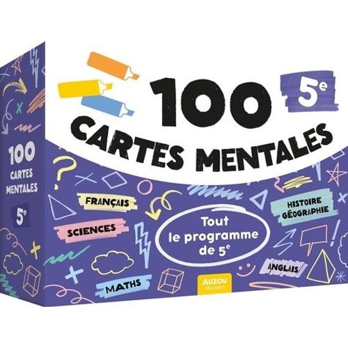 100 Cartes Mentales : Tout Le Programme De 5e