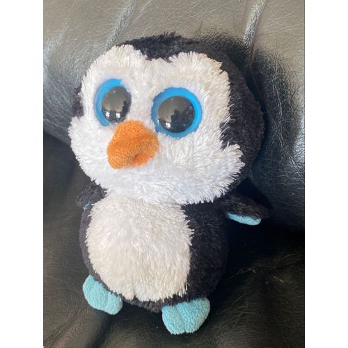 Ty - Beanie Boo's - Peluche Waddles le Pingouin , Noir / Blanc, 15 cm