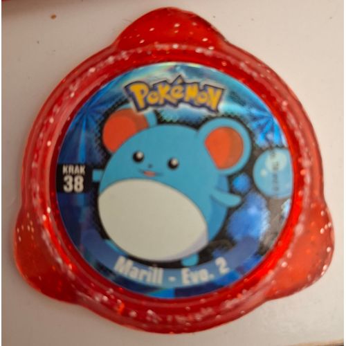 Kraks panini - Krak pokemon n° 38 - Rouge - Marill - Evo 2