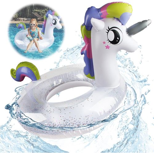 Anneau De Natation Licorne, 80 * 55cm,Bouée Gonflable Adulte Licorne,Anneau De Natation,Bouée Gonflable,Anneau Natation,Eté,Plage,Fête De La Natation