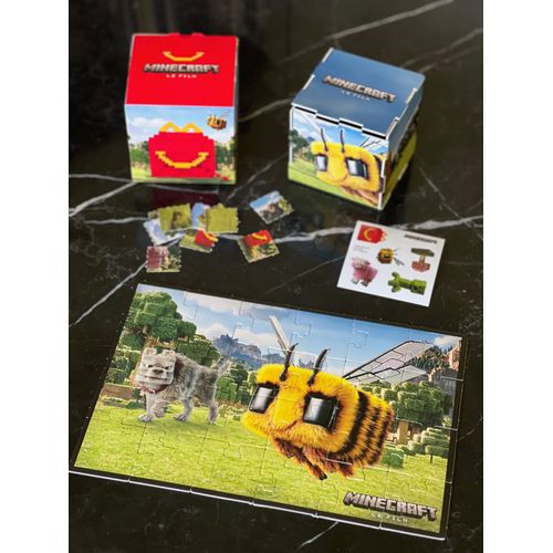 Puzzle et boîte Minecraft le Film / McDonalds Mac Do Happy Meal 2025
